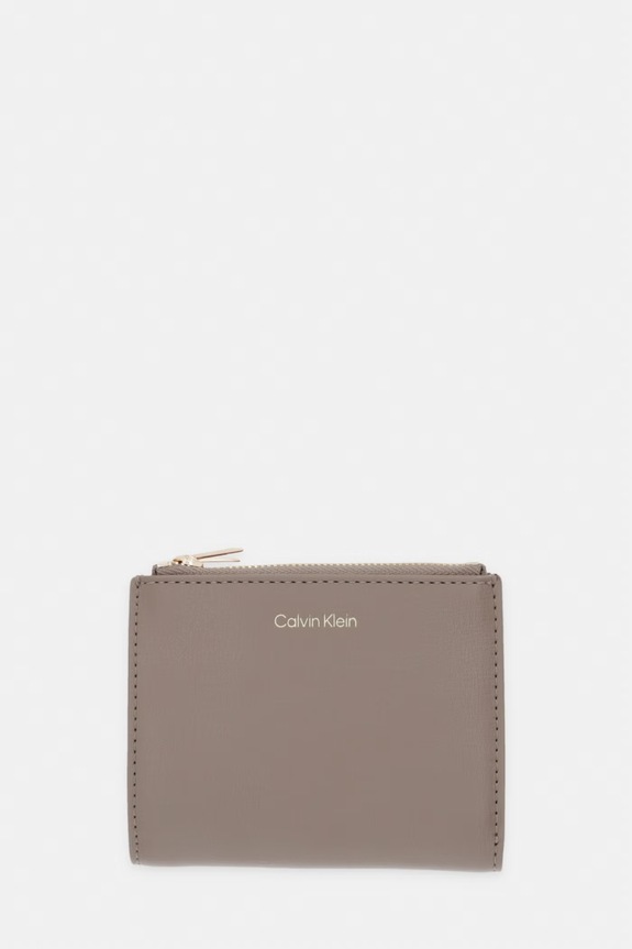Calvin Klein novčanik za žene od imitacije kože bež LV04F1135G