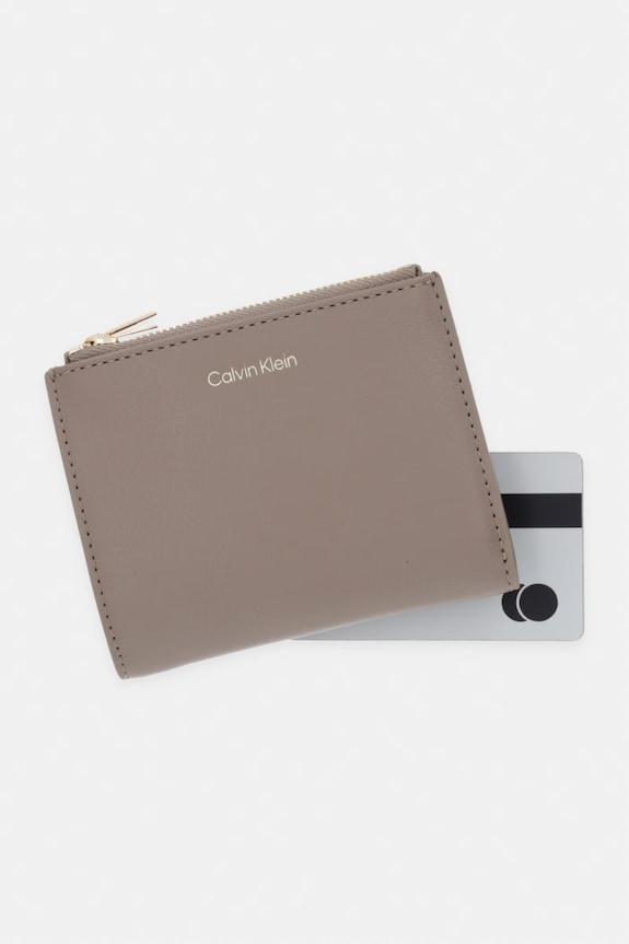 Calvin Klein novčanik za žene od imitacije kože bež LV04F1135G