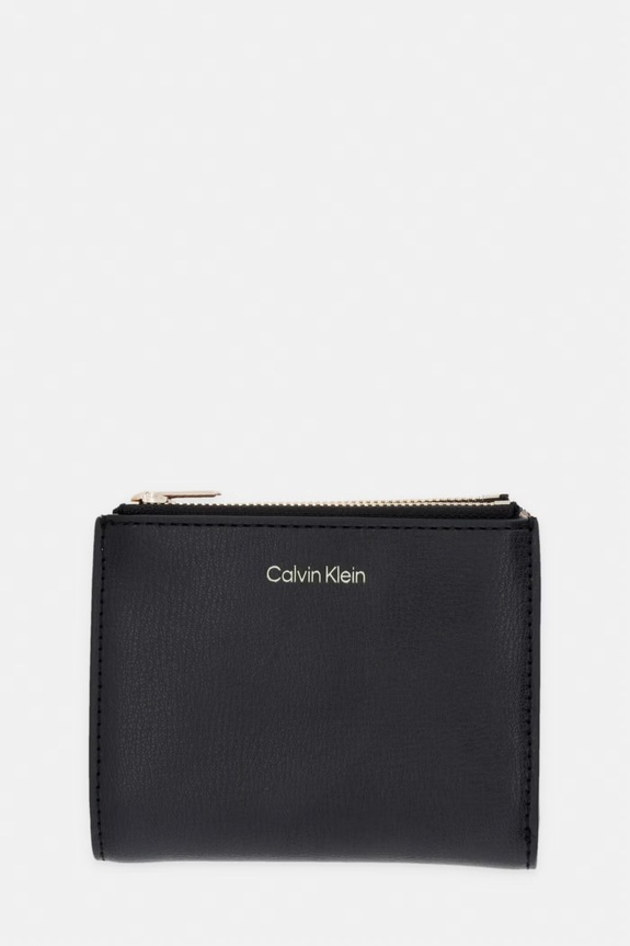 Calvin Klein novčanik za žene od imitacije kože crna LV04F1135G