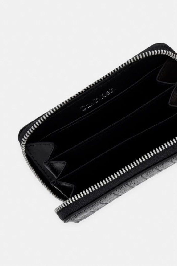 Doplnky Dámska RFID peňaženka Calvin Klein kožená LV04F1152G čierna