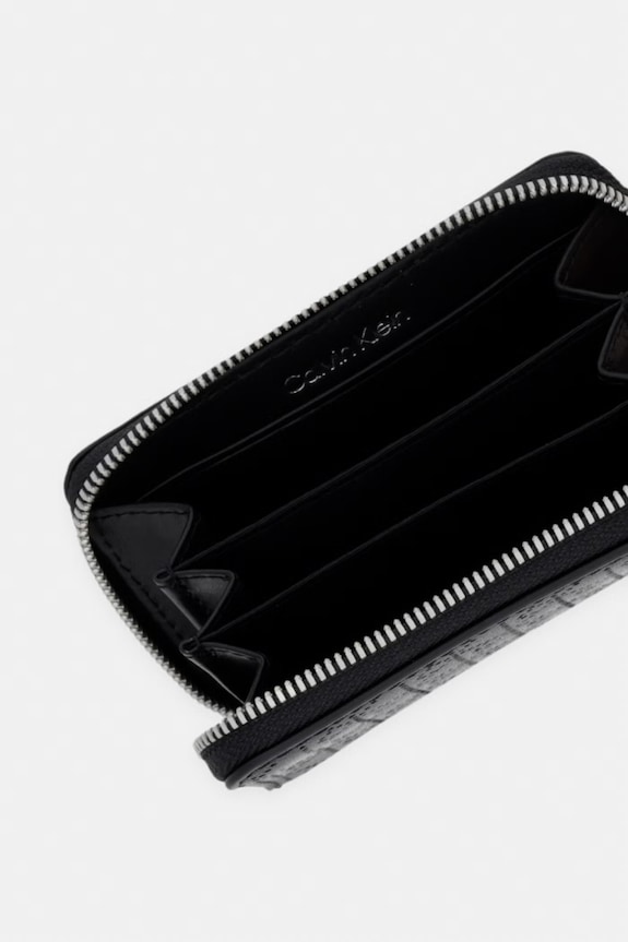 Doplnky Dámska RFID peňaženka Calvin Klein kožená LV04F1152G čierna