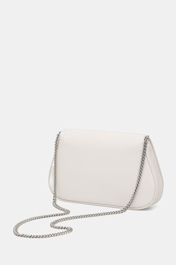 Akcesoria Calvin Klein torebka crossbody damska z imitacji skóry LV04F1153G biały