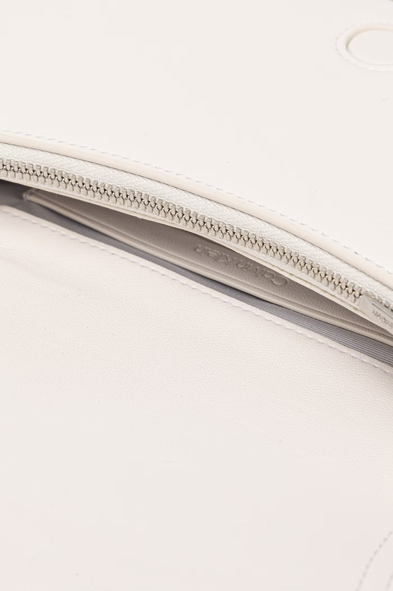Calvin Klein torebka crossbody damska z imitacji skóry LV04F1153G biały