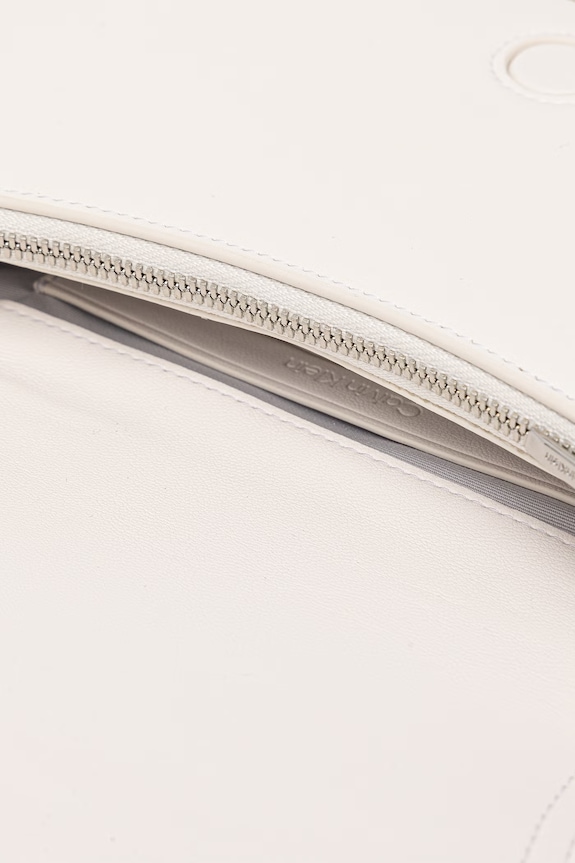 Calvin Klein torebka crossbody damska z imitacji skóry LV04F1153G biały