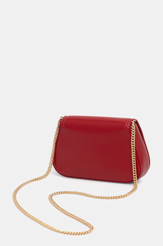 Akcesoria Calvin Klein torebka crossbody damska z imitacji skóry LV04F1153G czerwony
