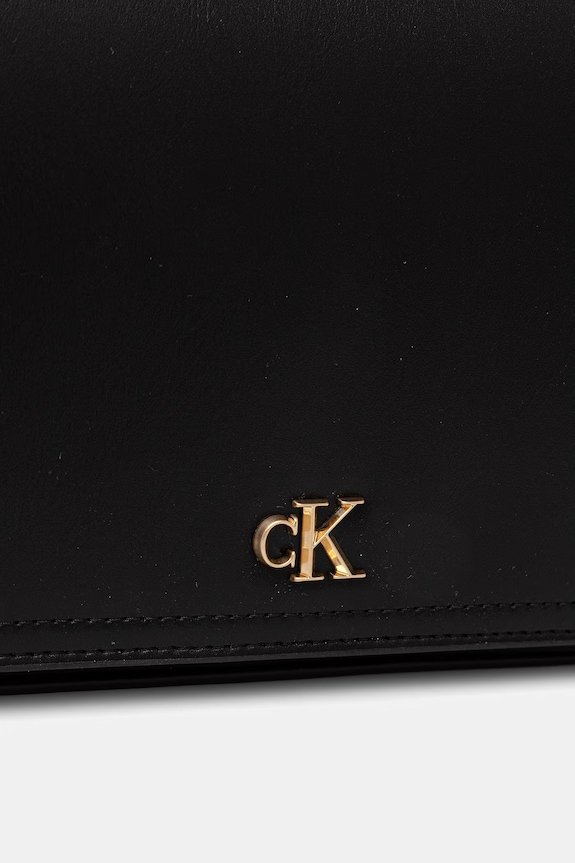 Calvin Klein torebka crossbody damska z imitacji skóry czarny LV04F1153G