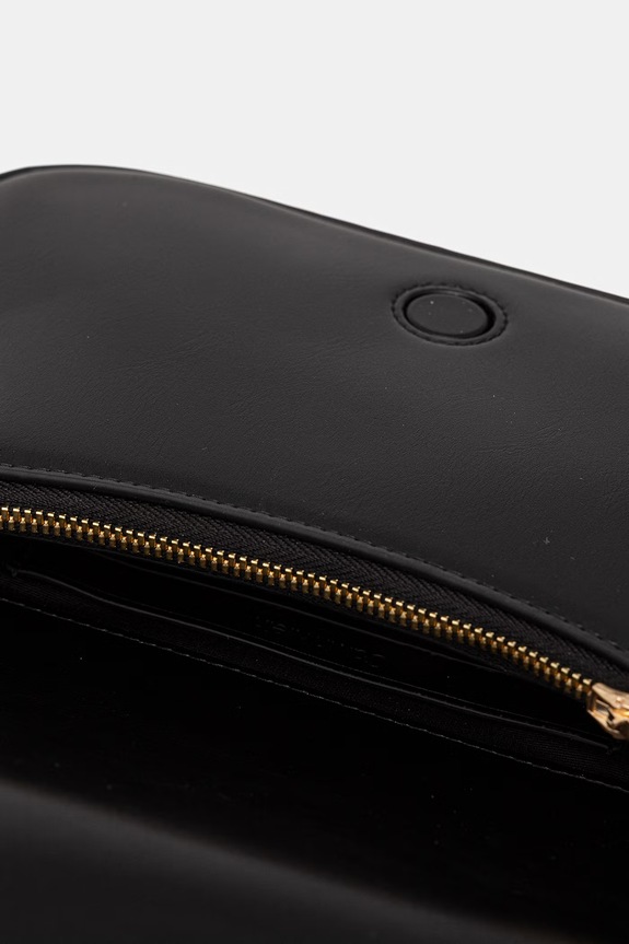 Calvin Klein torebka crossbody damska z imitacji skóry LV04F1153G czarny