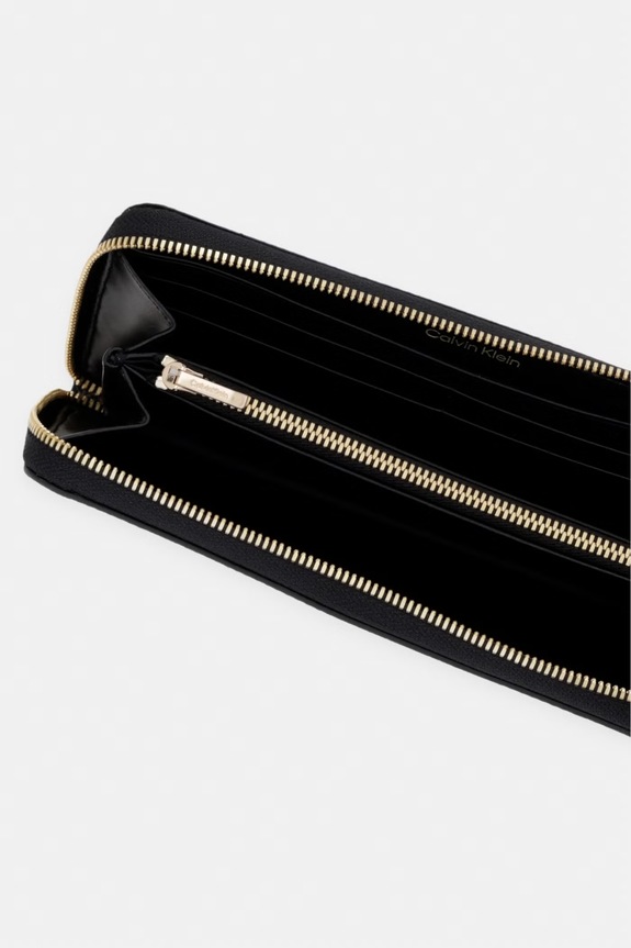 Accesorii Calvin Klein portofel RFID pentru femei LV04F1155G negru