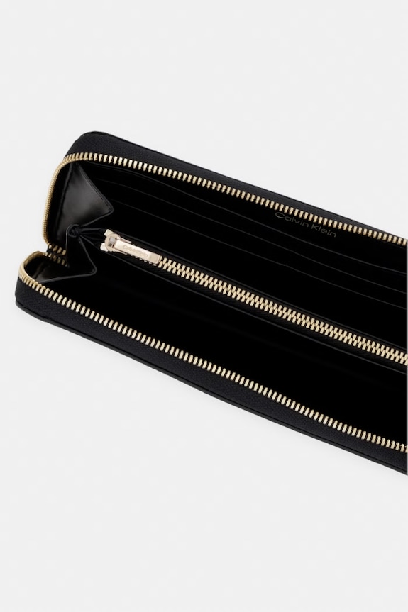 Accesorii Calvin Klein portofel RFID pentru femei LV04F1155G negru