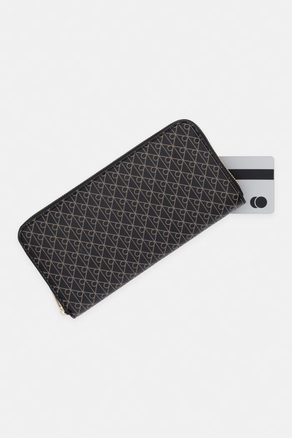 Calvin Klein portofel RFID pentru femei negru LV04F1155G