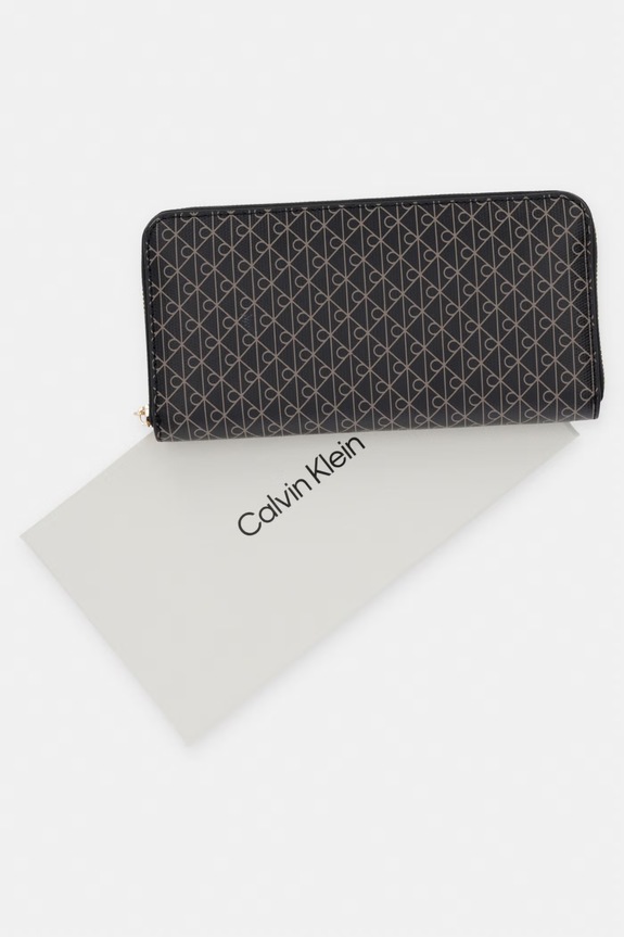 Calvin Klein portofel RFID pentru femei LV04F1155G negru