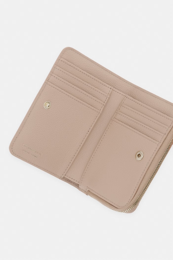 Accessori Emporio Armani portafoglio in pelle EW000369.AF19568 beige
