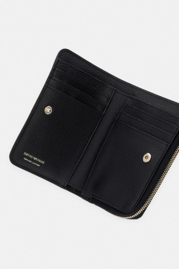 Accessori Emporio Armani portafoglio in pelle EW000369.AF19568 nero