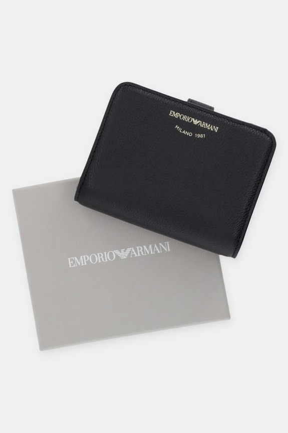 Kožni novčanik Emporio Armani EW003034.AF19568 crna