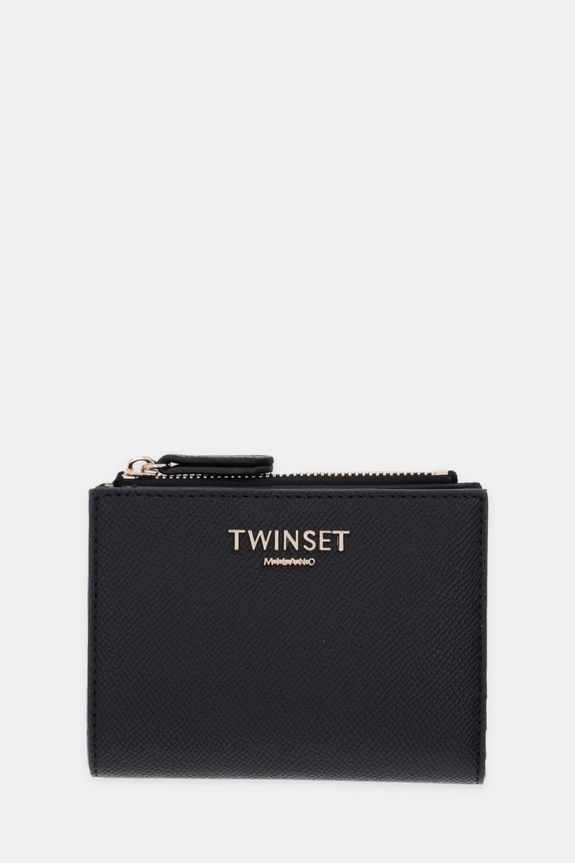 Twinset portofel imitatie de piele negru 999TH7013