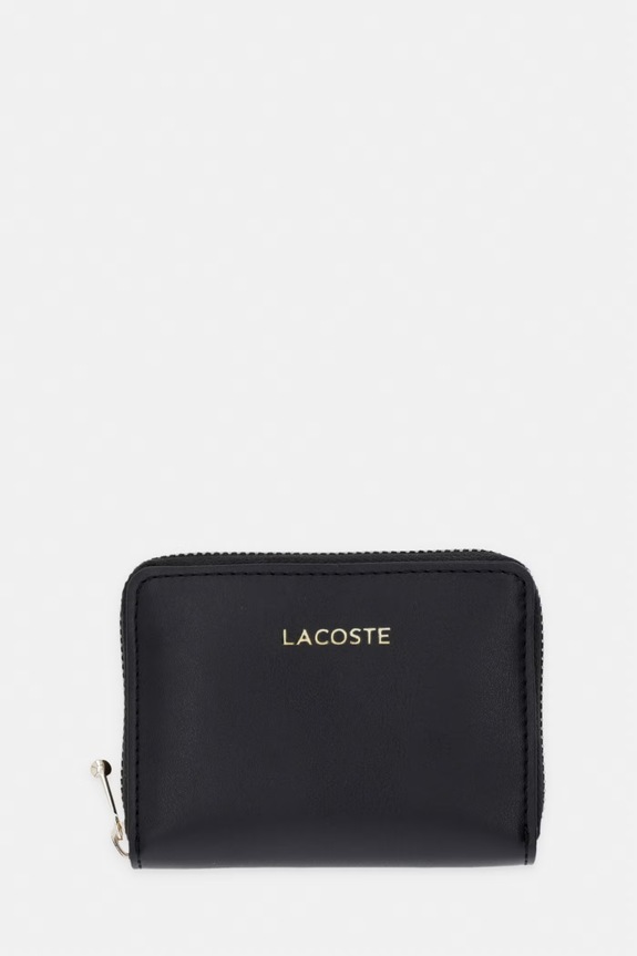 Lacoste гаманець жіночий імітація лицьової шкіри чорний NF5178AU