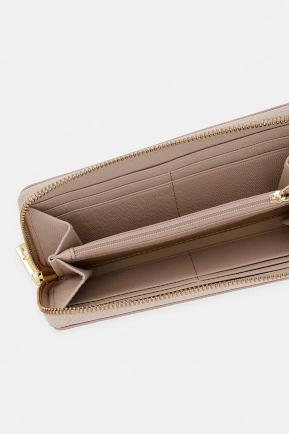 Αξεσουάρ Δερμάτινο πορτοφόλι Trussardi I042E000130N μπεζ