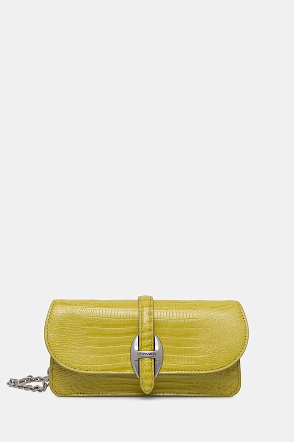 Trussardi portofel de piele piele verde I062E100115N