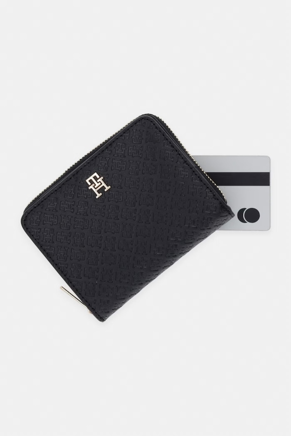 Tommy Hilfiger πορτοφόλι Γυναικείο μαύρο AW0AW18474