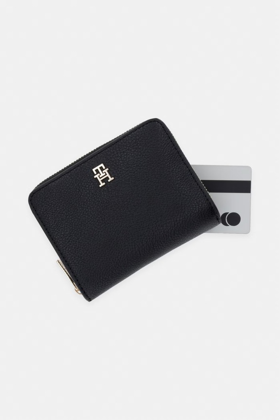 Tommy Hilfiger portfel damski czarny AW0AW18475