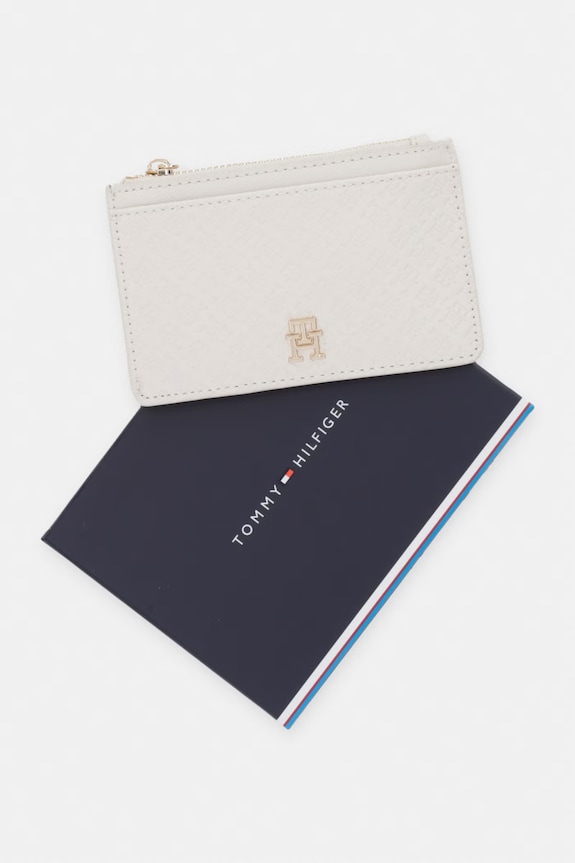 Tommy Hilfiger kártyatartó női bézs AW0AW18477