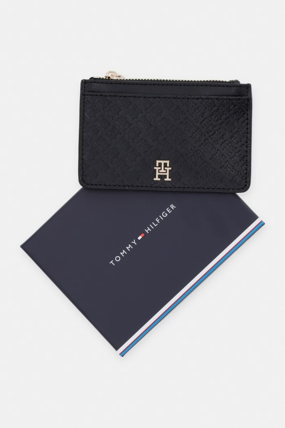 Tommy Hilfiger kártyatartó női fekete AW0AW18477