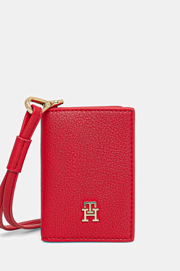 Tommy Hilfiger card-holder pentru femei rosu AW0AW18480