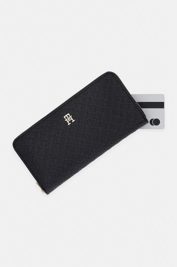 Tommy Hilfiger Πορτοφόλι Γυναικείο μαύρο AW0AW18482