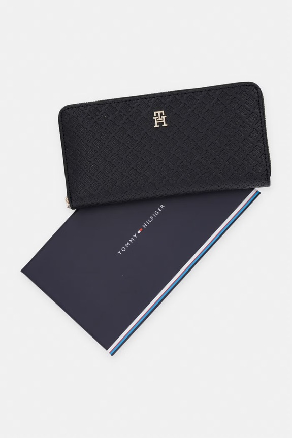 Tommy Hilfiger portafoglio da donna AW0AW18482 nero