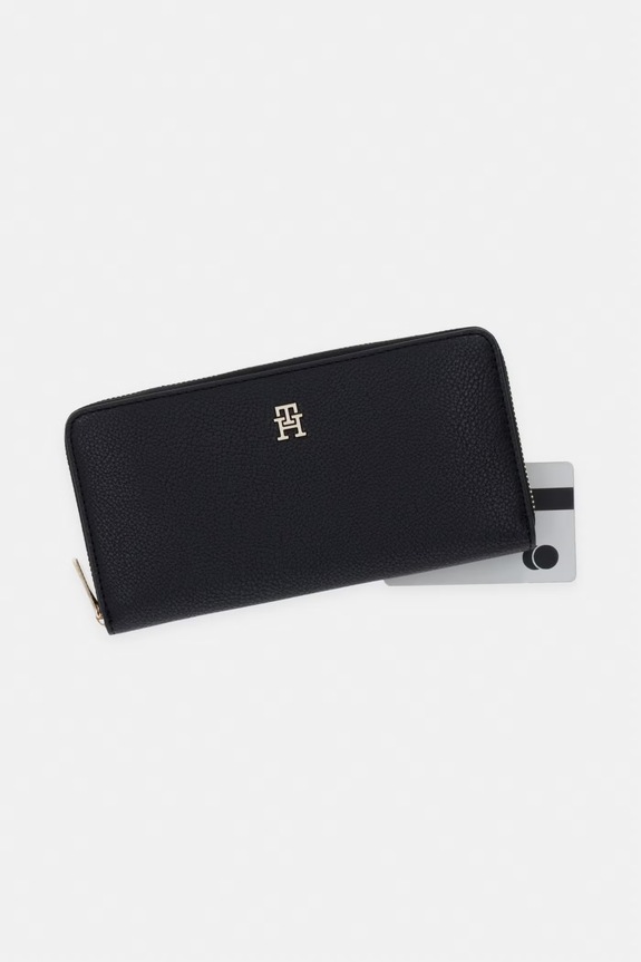 Tommy Hilfiger portfel damski czarny AW0AW18483