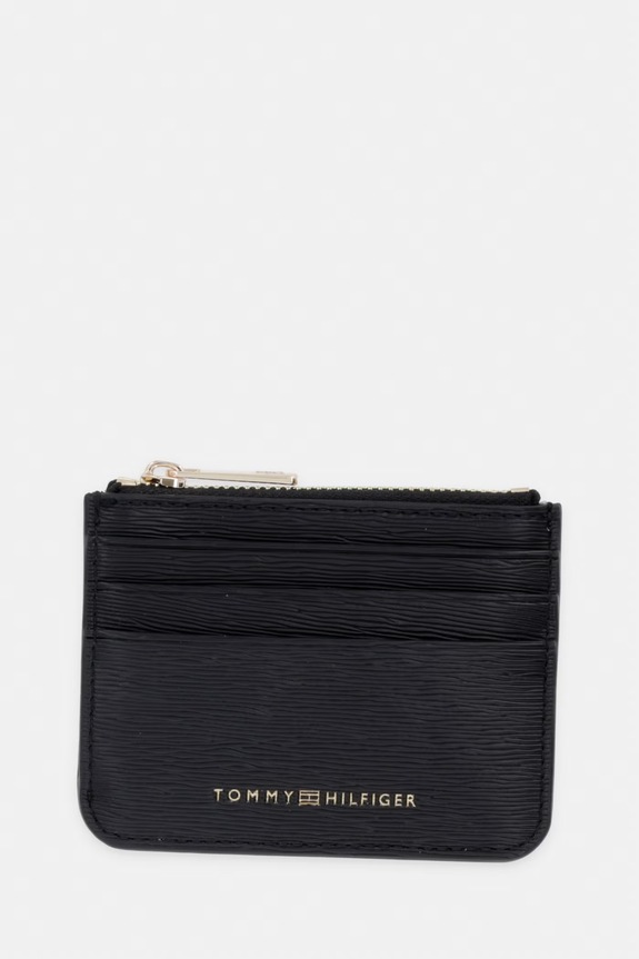 Tommy Hilfiger kártyatartó női fekete AW0AW18486