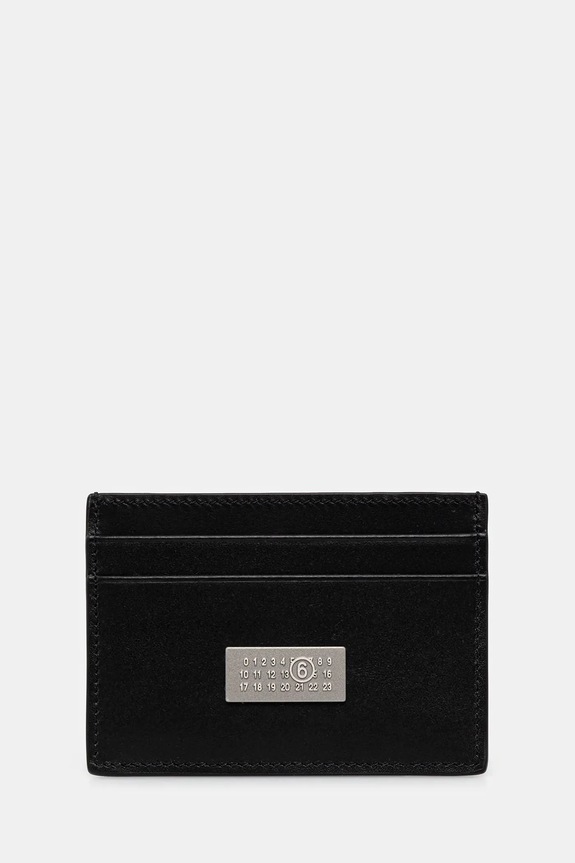 MM6 Maison Margiela bőr kártya tok kártyatartó fekete SA5UI0026.P8873.T8013