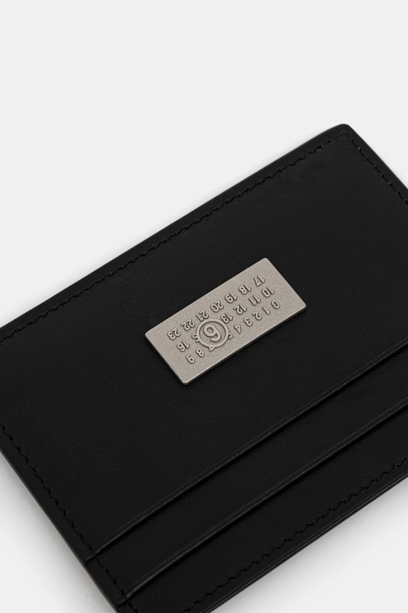 Kiegészítők MM6 Maison Margiela bőr kártya tok SA5UI0026.P8873.T8013 fekete