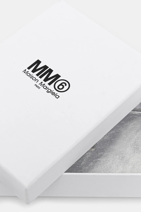 Δερμάτινο πορτοφόλι MM6 Maison Margiela γκρί SA6UI0031.P8874.T9002