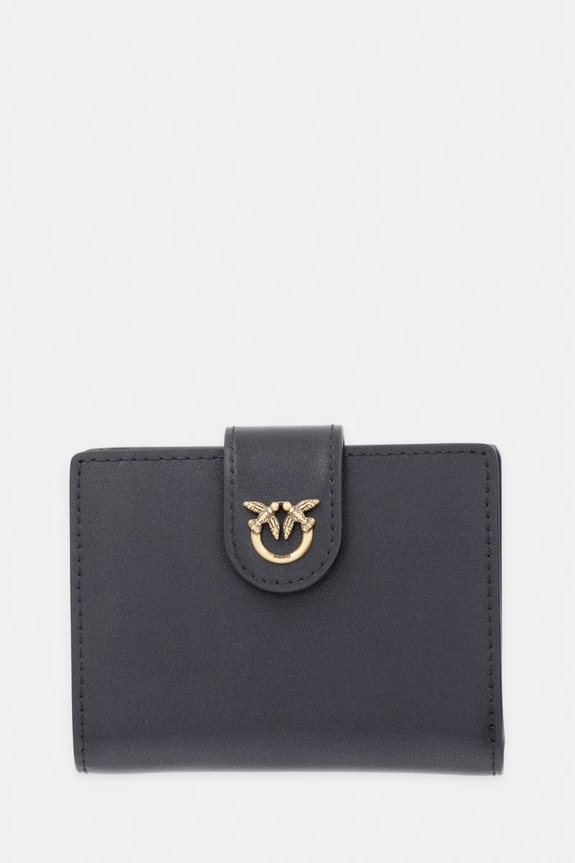 Pinko portafoglio da donna in pelle nero 102840.A0F1