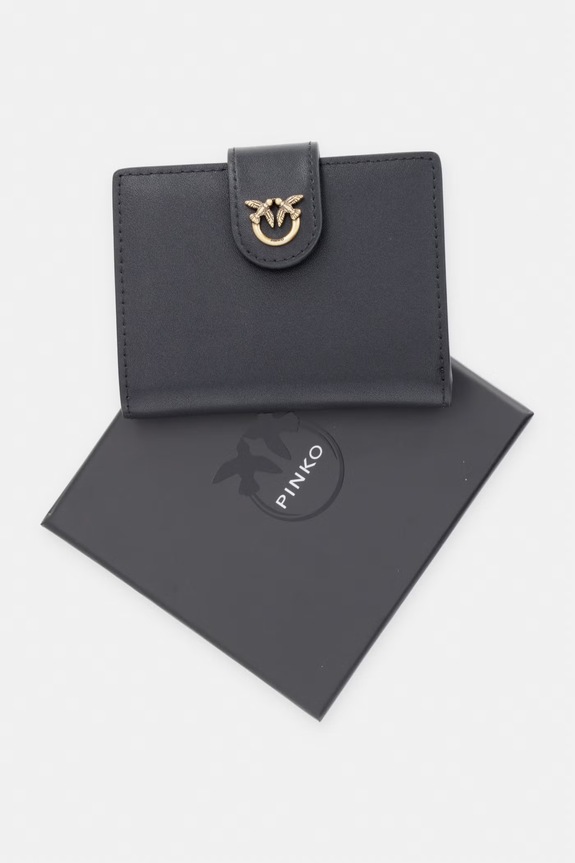 Pinko portafoglio da donna in pelle 102840.A0F1 nero