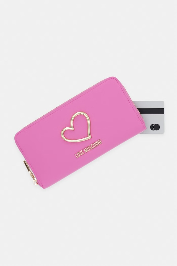 Love Moschino portofel roz JC5505PP1OLQ0604