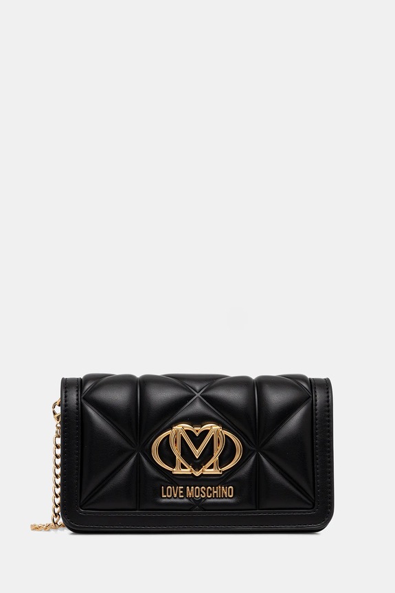 Love Moschino torebka nie mieści A4 czarny JC5640PP1OLC0000