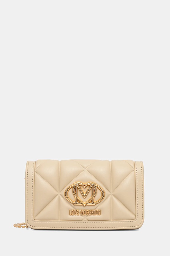 Love Moschino poșetă uni bej JC5640PP1OLC0129