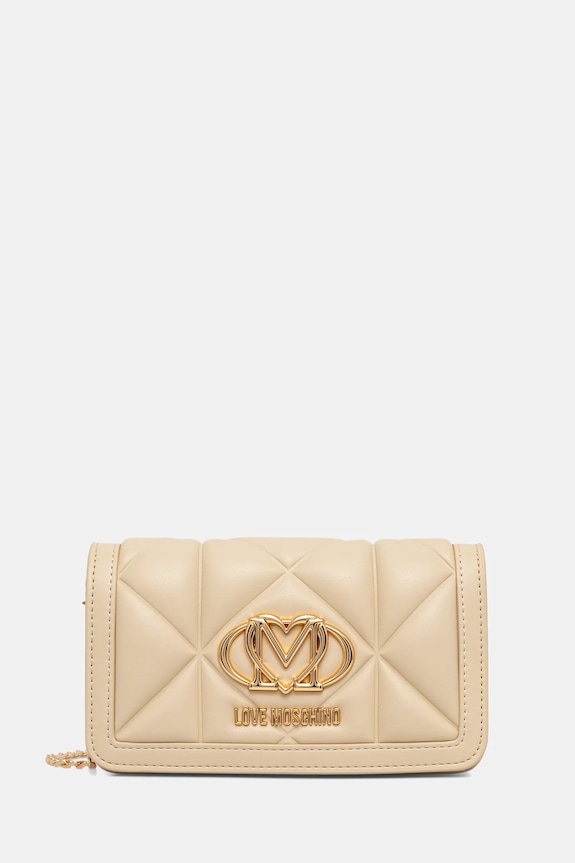 Love Moschino poșetă uni bej JC5640PP1OLC0129