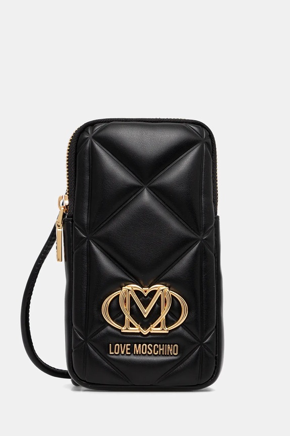 Love Moschino carcasă de telefon pentru telefon negru JC5645PP1OLC0000