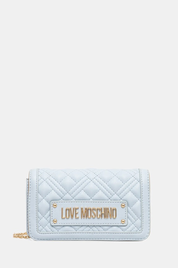 Love Moschino torebka nie mieści A4 niebieski JC5681PP1OLA0701