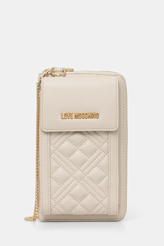 Love Moschino portofel imitatie de piele bej JC5682PP1OLA0110