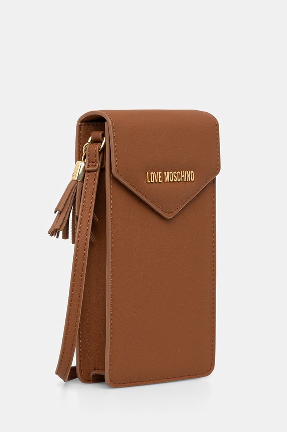 Love Moschino carcasă de telefon JC5687PP1OKD0200 maro SS26