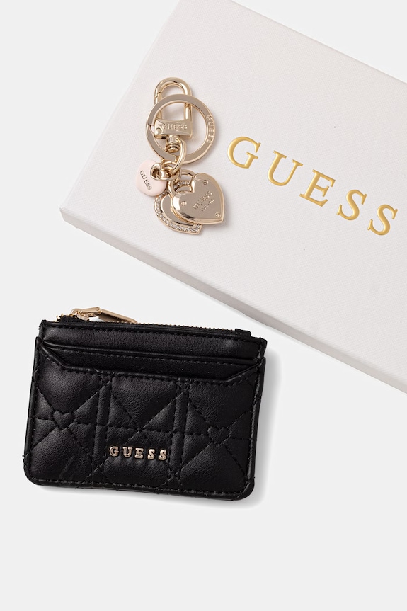 Peněženka a klíčenka Guess GFBOXW.P6202 černá