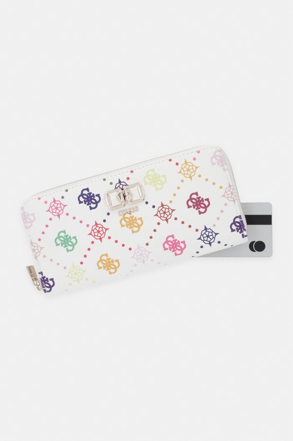 Guess novčanik za žene od imitacije kože EMELIE bijela SWGM99.28146