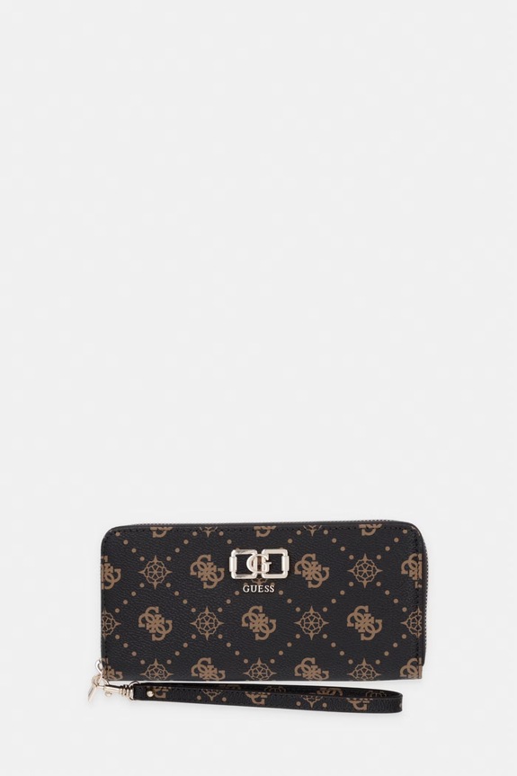 Guess portofel pentru femei, din imitație de piele EMELIE maro SWGP99.28146