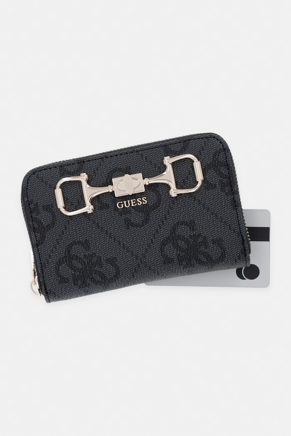 Guess Peněženka dámská z imitace kůže JANIE šedá SWOS99.24140