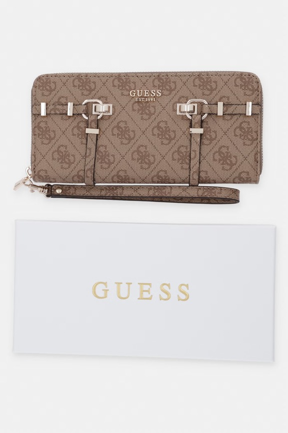 Guess dámska peňaženka z imitácie kože LEONA SWSG99.17146 béžová