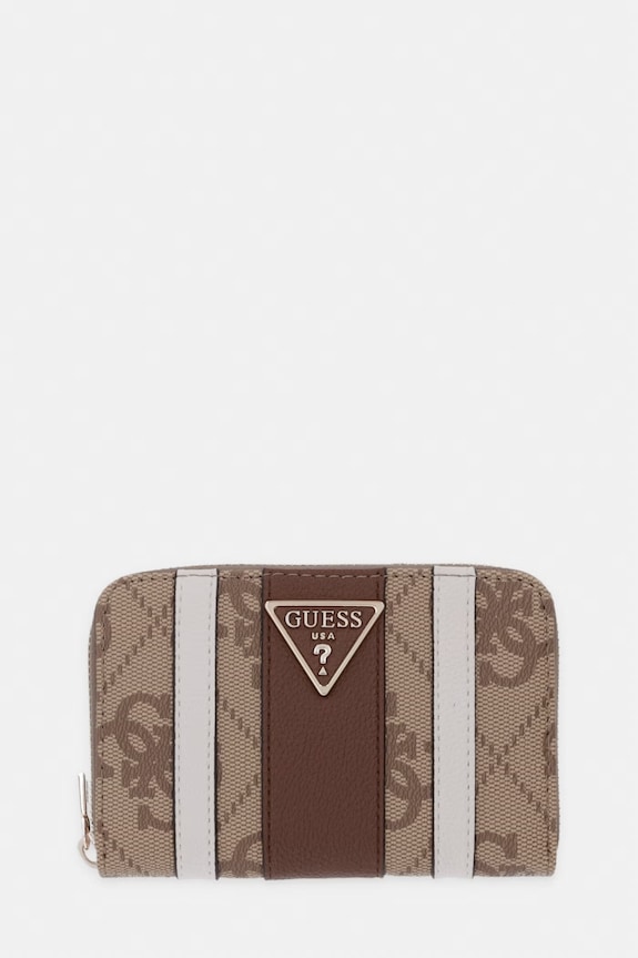 Guess portfel damski z imitacji skóry LAUREL beżowy SWSS74.59140